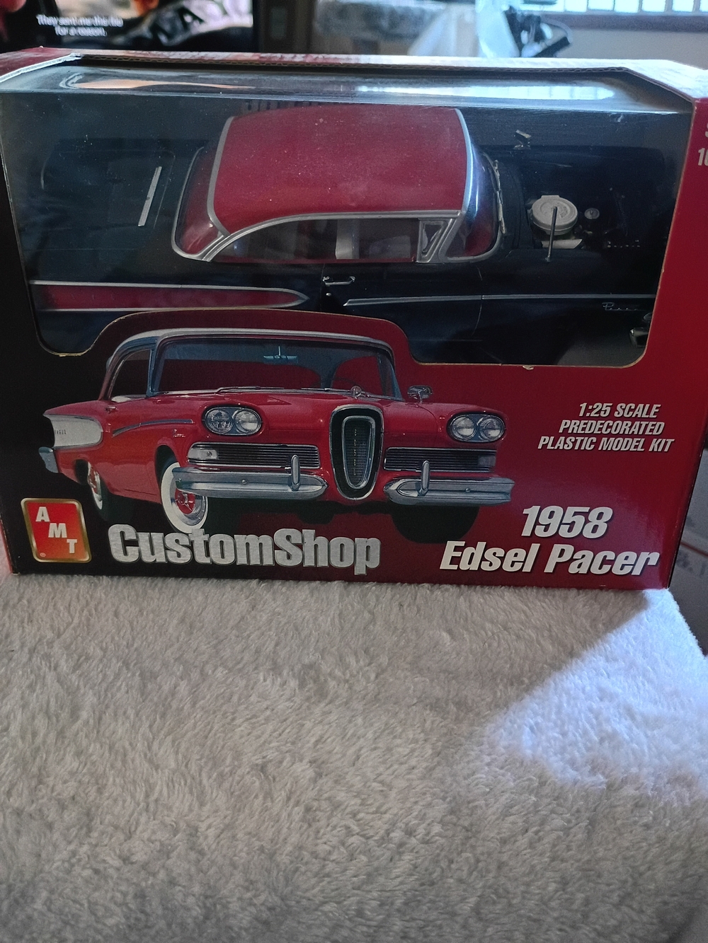 MT Red and Black 1958 Edsel Pacer Model Car